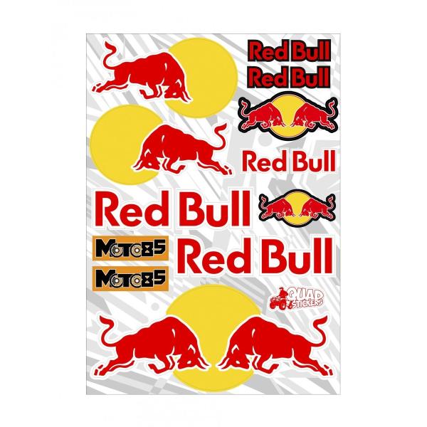 Набор наклеек А4 Red Bull