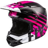Fly Racing Kinetic Thrive шлем кроссовый, розово-черно-белый