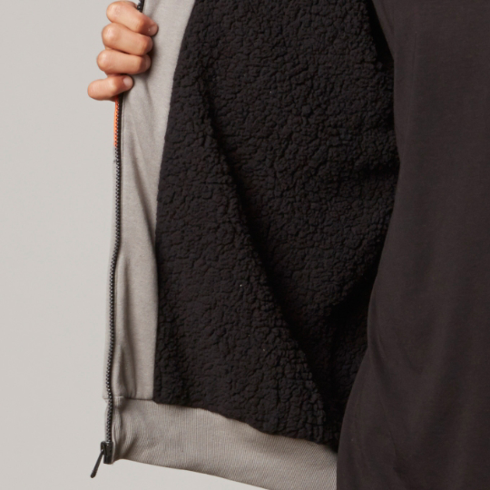 Fox Evanite Sherpa Zip Front Fleece толстовка, серый