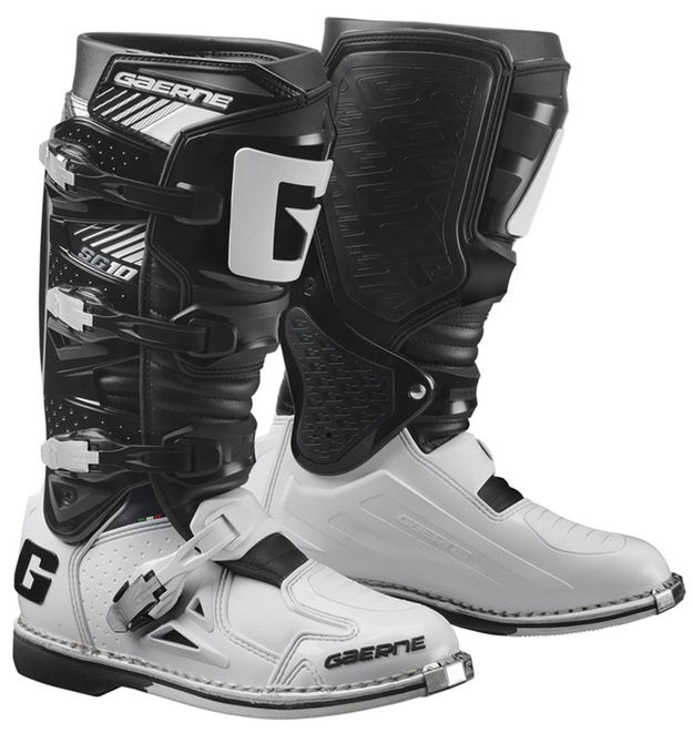 Gaerne SG-10 мотоботы кроссовые, бело-черный