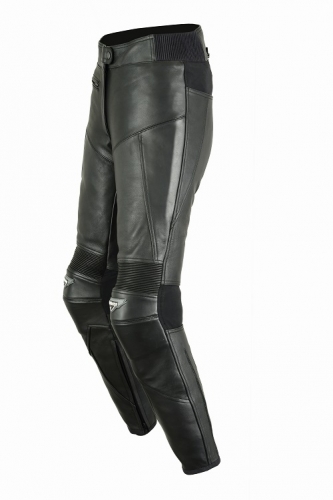 First M817 Tropica женские кожаные мотоштаны с защитой, черный First M817 Tropica женские кожаные мотоштаны с защитой, черный