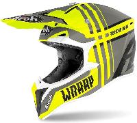 Airoh Wraap Broken шлем внедорожный, желто-серый
