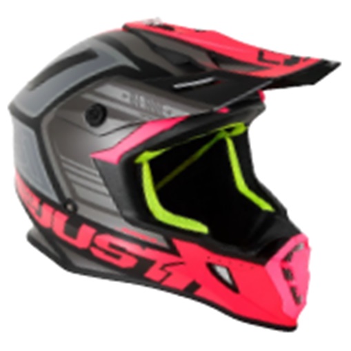 Just1 J38 Blade шлем кроссовый, розово-черный