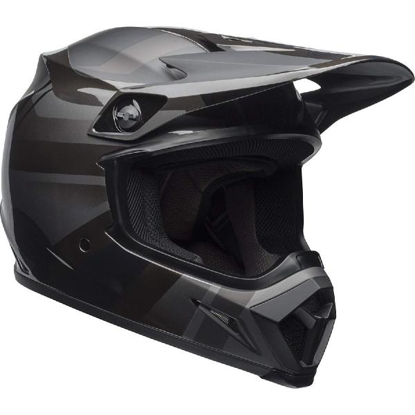 Bell MX-9 Mips Blkout Maradr шлем кроссовый, серо-черный