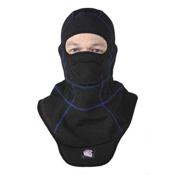 Hyperlook Agros подшлемник, черный с синей строчкой