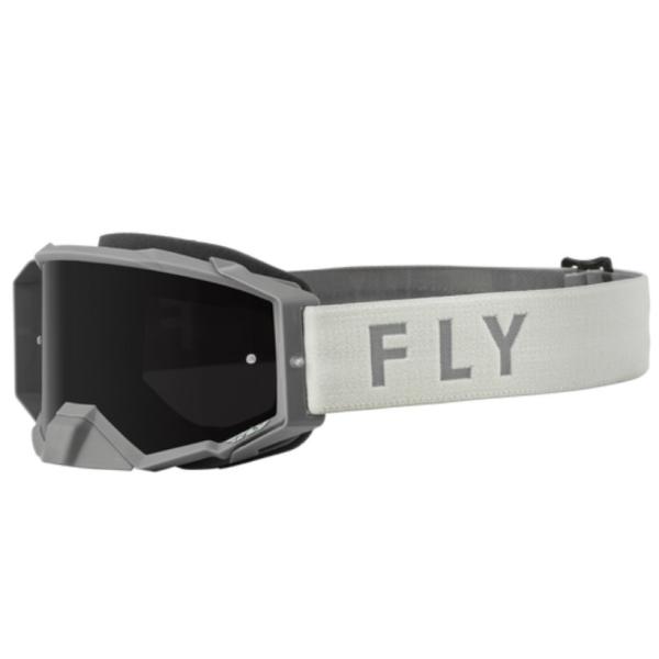 Fly Racing Zone Pro 2022 мотоочки, серый, черная тонированная линза