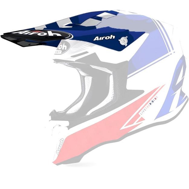 Airoh Twist 2.0 Tech козырек к шлему, сине-белый