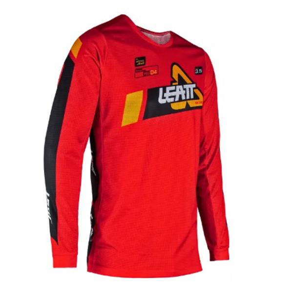 Leatt 3.5 Ride Mini 2024 Red джерси детская Leatt 3.5 Ride Mini 2024 Red джерси детская