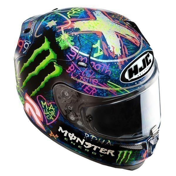 HJC RPHA 10 PLUS Graffiti Lorenzo MC2 шлем интеграл