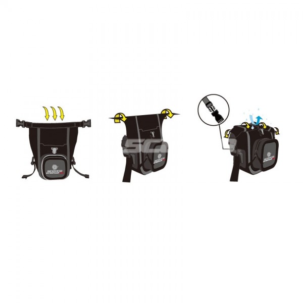 Scoyco MB19 сумка на пояс, черный