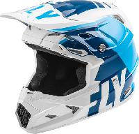 Fly Racing Toxin MIPS Transfer шлем кроссовый, бело-сине-голубой