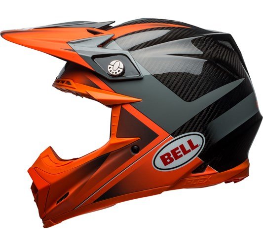 Bell Moto-9 Flex Hound шлем кроссовый, оранжево-серый