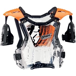 Thor Quadrant панцирь, прозрачный черно-оранжевый