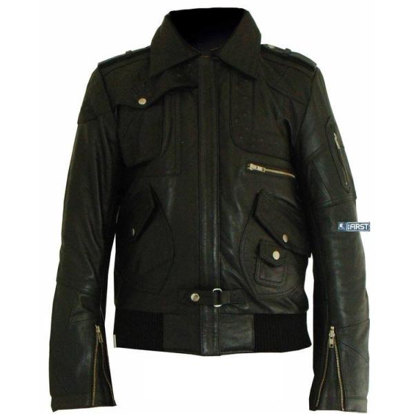 First M745CON Куртка мужская кожаная с темными заклепками First M745CON Куртка мужская кожаная с темными заклепками