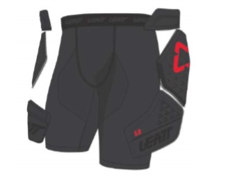 Leatt Impact Shorts 3DF 5.0 защитные шорты, черный Leatt Impact Shorts 3DF 5.0 защитные шорты, черный