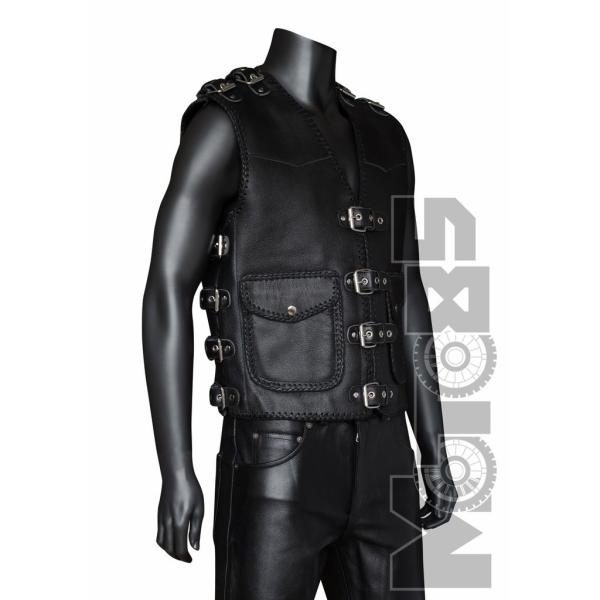 First V705 Жилет мужской с оплеткой кожа 2мм, XS-3XL