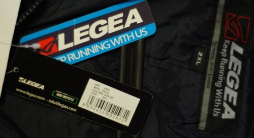 Legea куртка дождевик с капюшоном, темно-синий