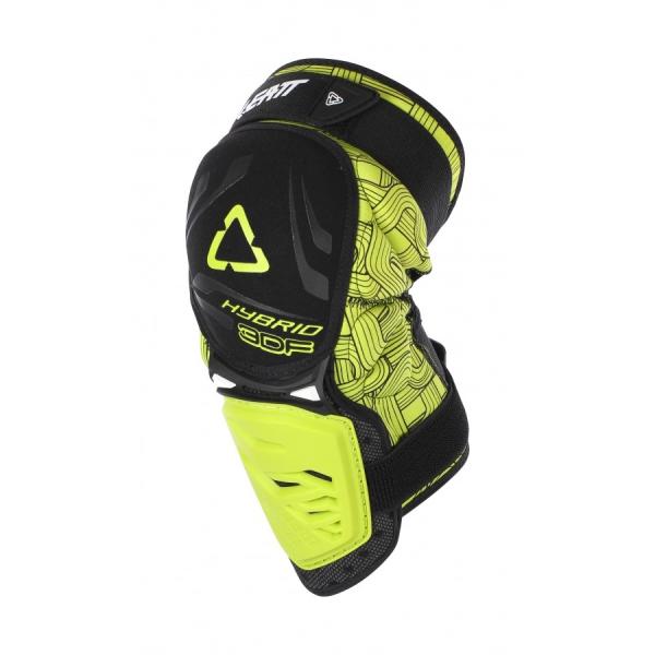 Leatt 3DF Hybrid наколенники короткие, черно-желтый