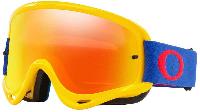 Oakley O-Frame Solid мотоочки, желто-синий, оранжевая линза (OO7029-46)