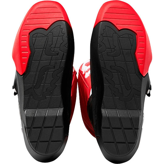 Fox Comp R мотоботы, красно-черно-белый