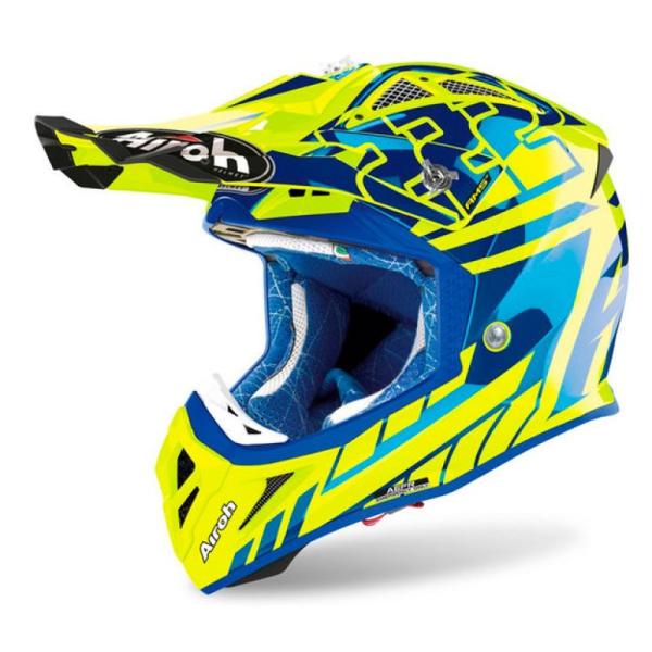 Airoh Aviator 2.3 Replica Cairoli 2020 Chrome шлем внедорожный