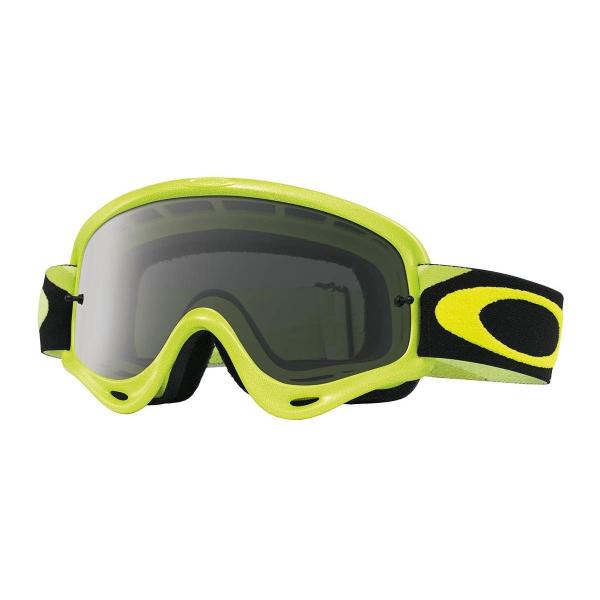 Oakley O-Frame Solid Hi-Viz мотоочки, желтый, темно-серая линза