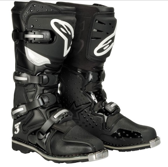 Alpinestars Tech 3 AT мотоботы кроссовые, черный Alpinestars Tech 3 AT мотоботы кроссовые, черный