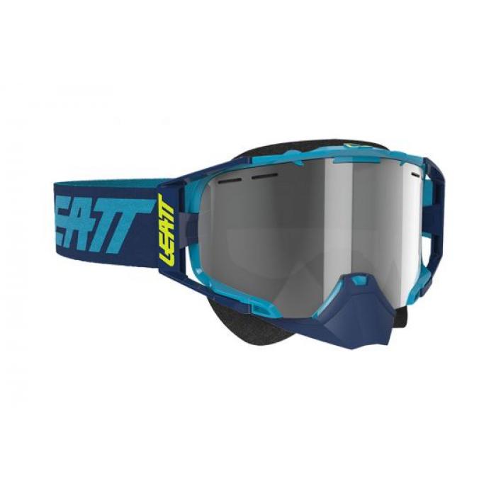 Leatt Velocity 6.5 SNX Ink/Blue Light Grey очки снегоходные