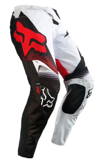 Fox Racing 360 Shiv мотоштаны, черно-белый Fox Racing 360 Shiv мотоштаны, черно-белый