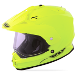 Fly Racing Trekker Solid шлем мотард, желтый глянцевый