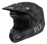 Fly Racing Kinetic S.E. Tactic шлем кроссовый, черный камуфляж