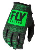Fly Racing Kinetic Noiz мотоперчатки, черно-зеленый