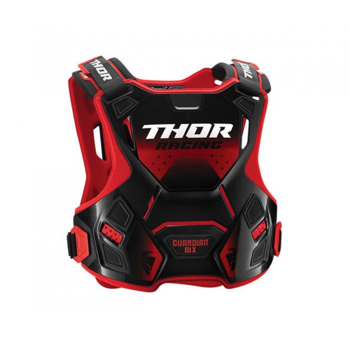 Thor Guardian Mx панцирь без плеч, красно-черный