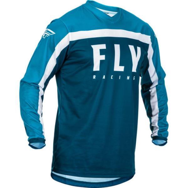 Fly Racing F-16 2020 джерси, сине-бело-голубой Fly Racing F-16 2020 джерси, сине-бело-голубой