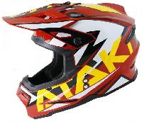 Ataki JK801 Rampage шлем кроссовый, коричнево-желтый
