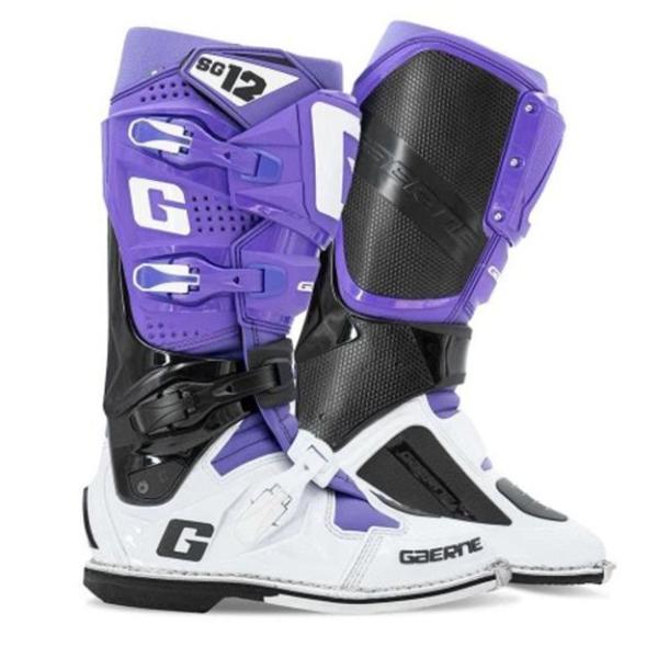 Gaerne SG12 Purple Black White мотоботы кроссовые