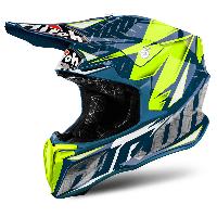 Airoh Twist Iron шлем внедорожный, сине-желто-белый