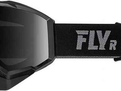Fly Racing Focus 2019 очки снегоходные, черный, черная тонированная линза