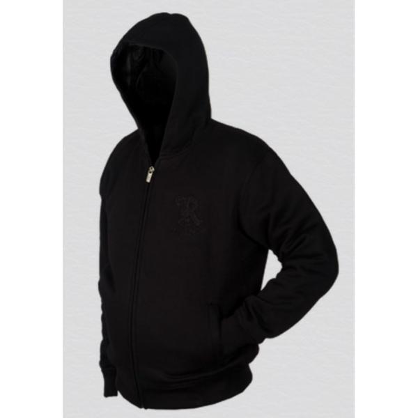 First FRH-1 Мотокуртка худи с защитой, кевлар, черный