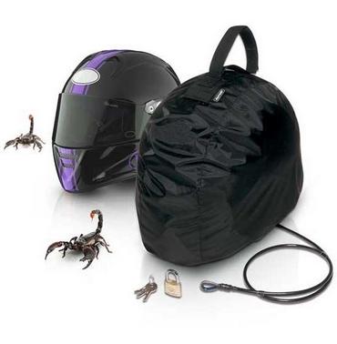 PacSafe Lidsafe сумка для мотошлема с тросом, черный