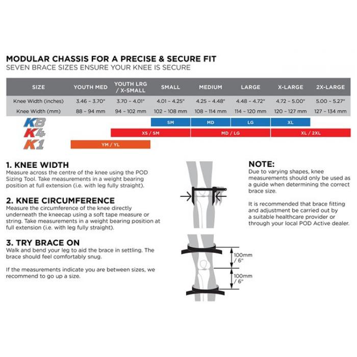 POD K700 MX Carbon защита коленей, красный Интернет магазин