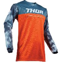 Thor S19 Pulse Air Acid джерси, сине-оранжевый