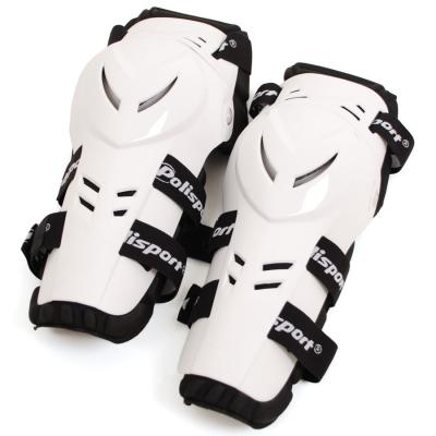 Polisport наколенники подростковые, налокотники взрослые, белый