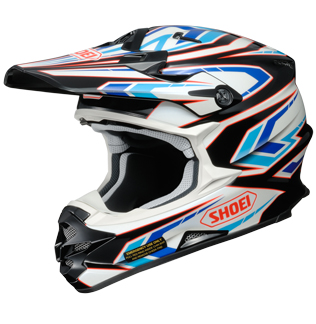 Shoei VFX-W Block-Pass TC-2 шлем кроссовый, синий