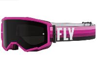 Fly Racing Zone 2022 мотоочки, розово-черный, черная тонированная линза