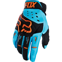 Fox Pawtector Race 2016 мотоперчатки, голубой