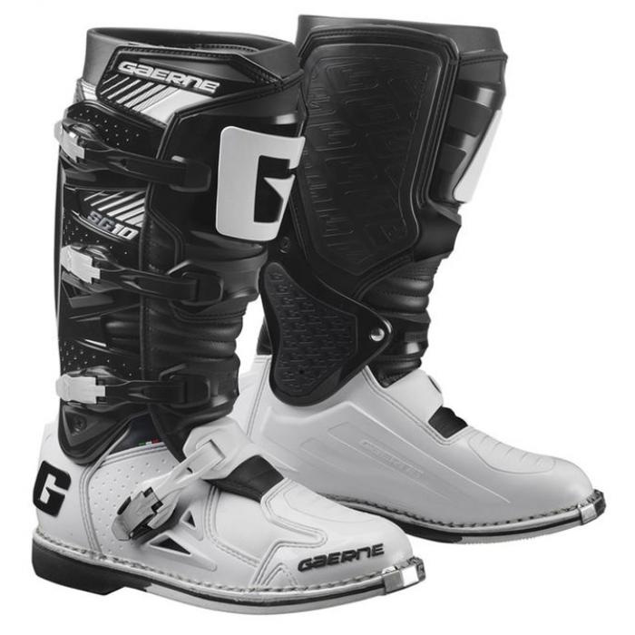 Gaerne SG-10 мотоботы кроссовые, бело-черный