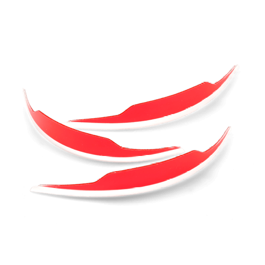 100% Forecast Replacement Mud-Flap Kit щитки от грязи, красный