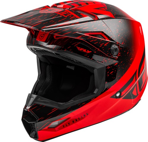 Fly Racing Kinetic K120 2020 шлем кроссовый, красно-черный Fly Racing Kinetic K120 2020 шлем кроссовый, красно-черный