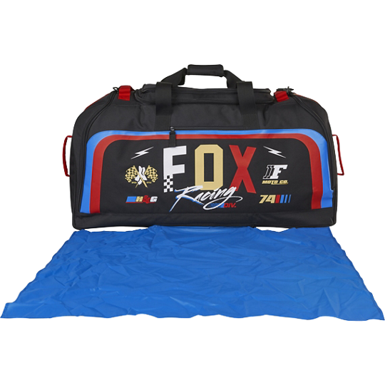Fox Podium Rohr Gear Bag сумка для экипировки, черно-красно-белый Fox Podium Rohr Gear Bag сумка для экипировки, черно-красно-белый